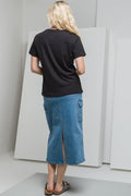 Crewneck T-Shirt Black (2)