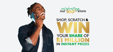 Win your share of R1 million in instant prizes Ts & Cs