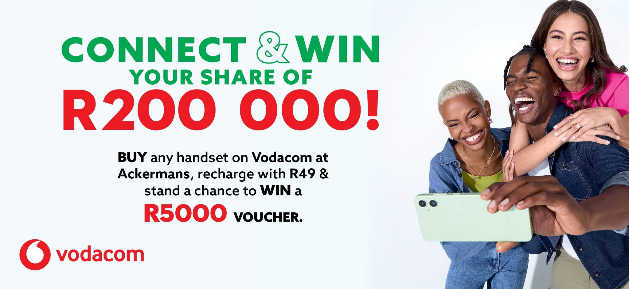 Win Your Share of R200 000 with Vodacom