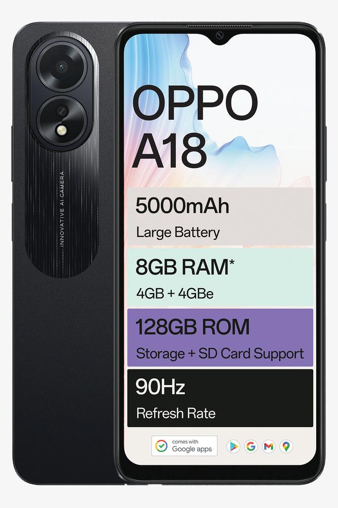 Vodacom Oppo A18 Black (2)