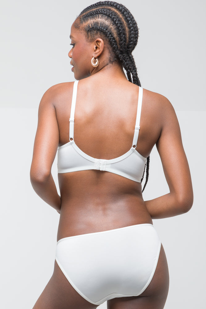 2 Pack T-Shirt Bras White & Natural (3)