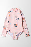 Minnie Mouse Long Sleeve Swimsuit Pink