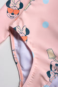 Minnie Mouse Long Sleeve Swimsuit Pink (1)