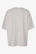 Striped Oversized T-Shirt Natural (1)