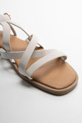 Strappy Sandal White (2)