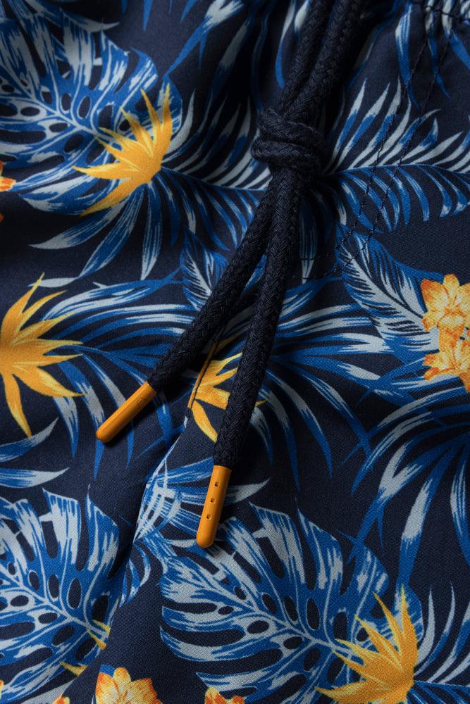 Tropical Swim Shorts Navy