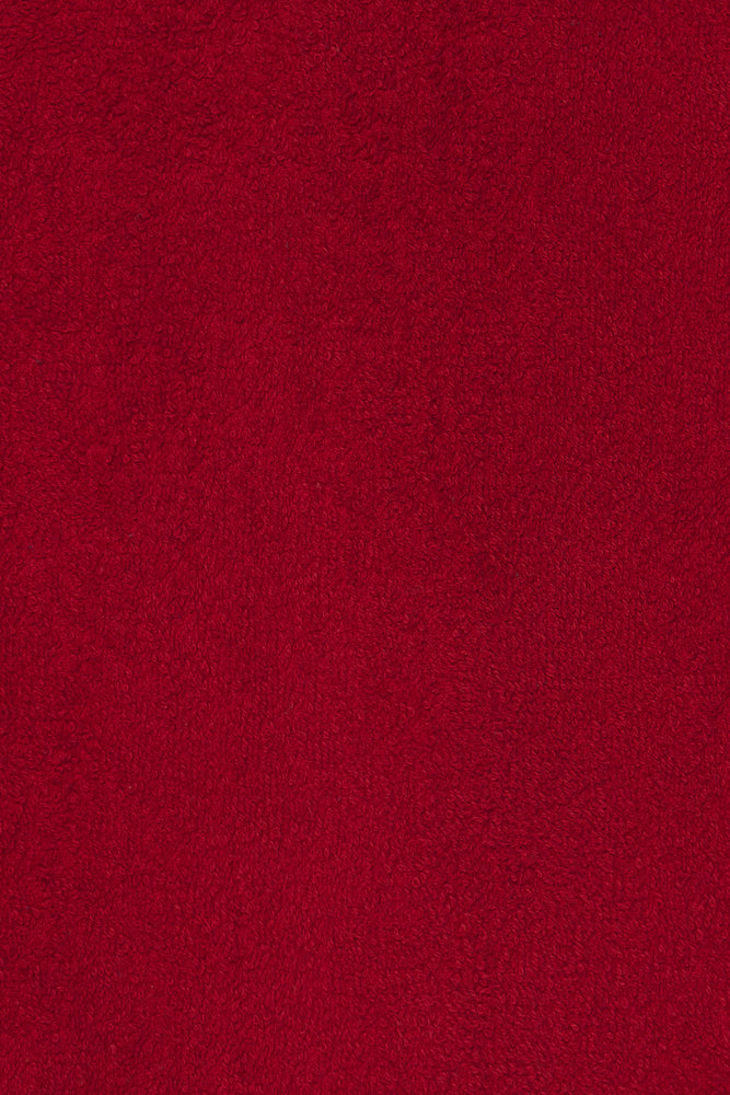 Fringed Guest Towel Red (2)