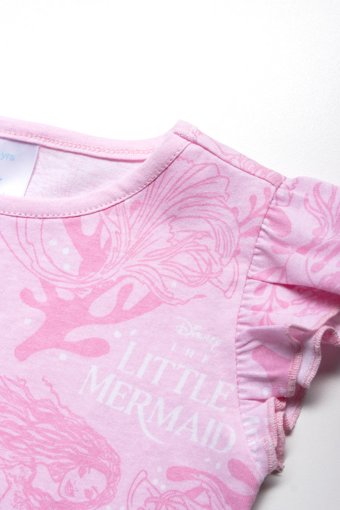 The Little Mermaid 2Pk Tshirt Purple (1)