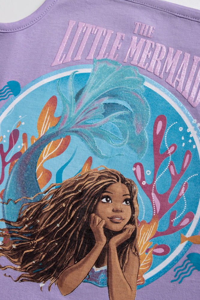 The Little Mermaid 2Pk Tshirt Purple (2)