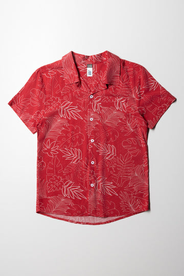 Short Sleeve Shirt Rust