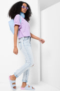 Ripped Skinny Denim Jeans Light Blue (1)