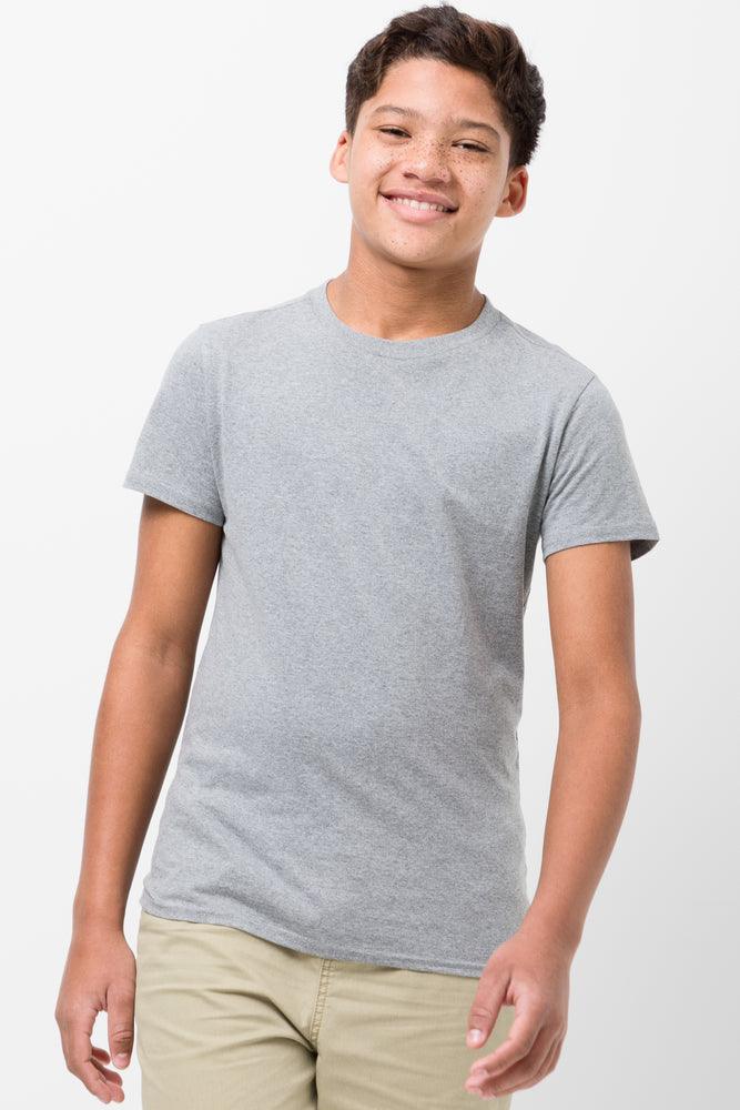 Crew Neck T-Shirt Grey Melange