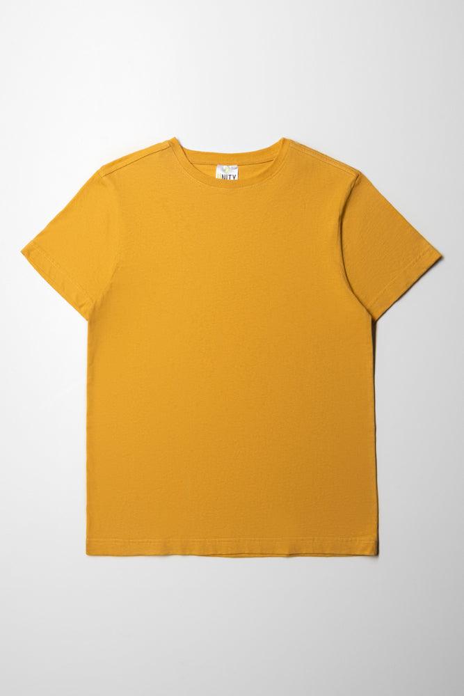 Crew Neck T-Shirt Yellow