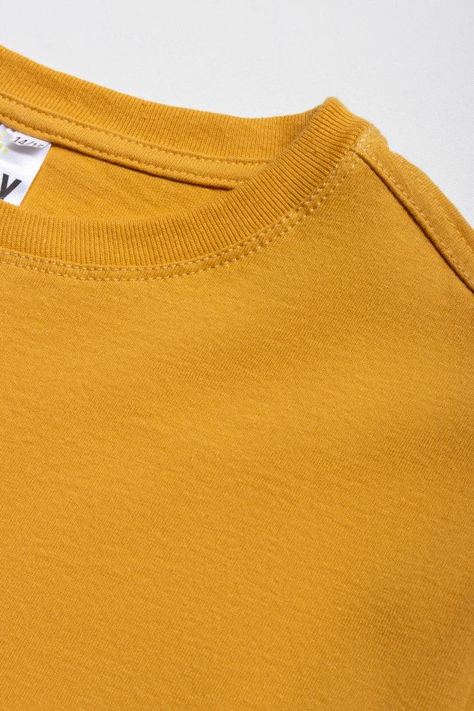 Crew Neck T-Shirt Yellow