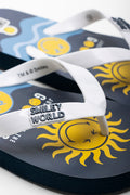 Smiley Flip Flop Navy (2)