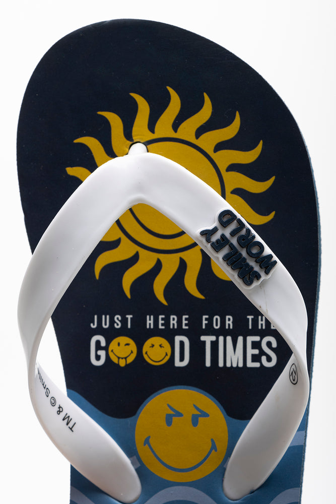 Smiley Flip Flop Navy (4)