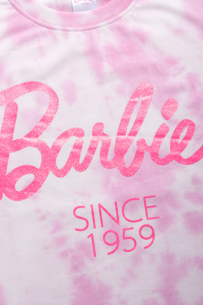 Barbie Short Sleeve T-Shirt Dress Pink