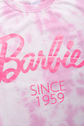 Barbie Short Sleeve T-Shirt Dress Pink (1)
