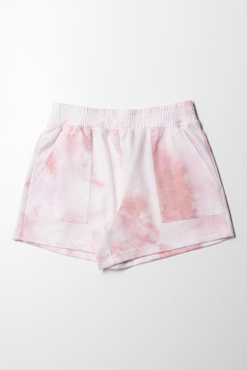 Tie Dye Shorts Lilac