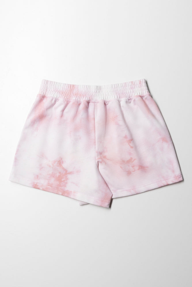 Tie Dye Shorts Lilac (2)