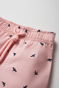 2 Pack Shorts Grey And Pink (2)