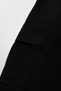 Linen Cargo Trouser Black (1)