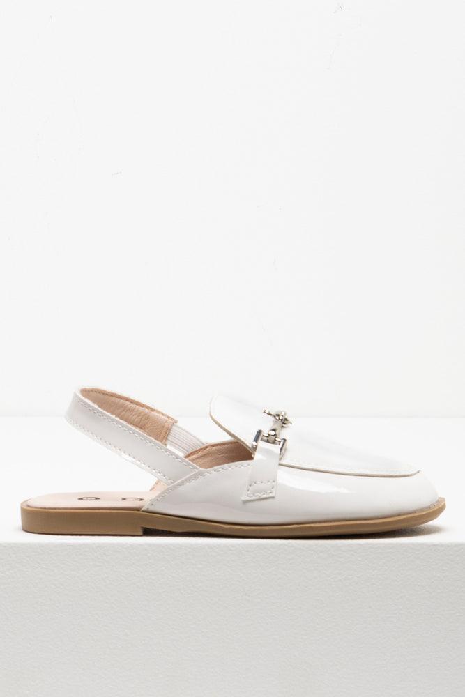 Slingback Loafer White (1)