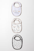 3 Pack Bib Uni Natural