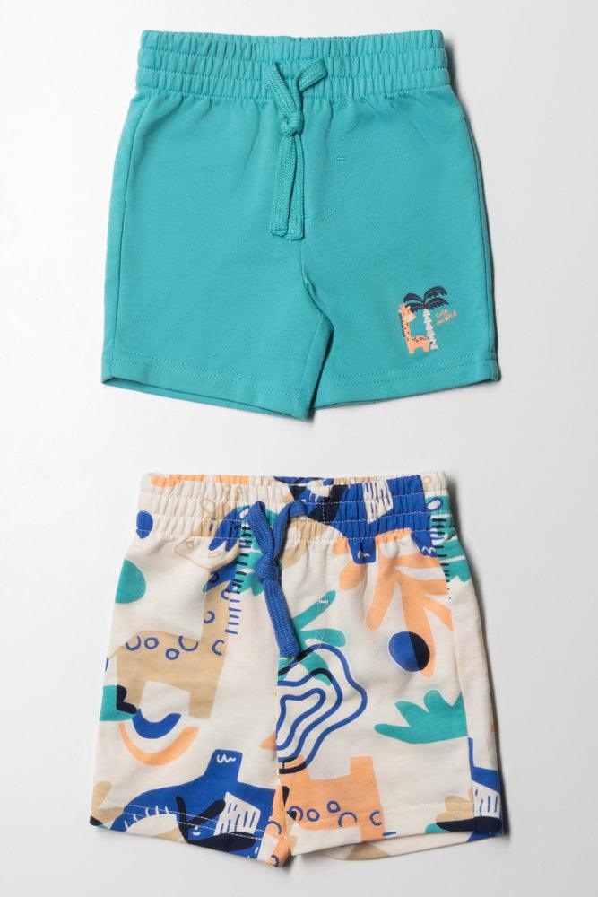 2 Pack Shorts Blue