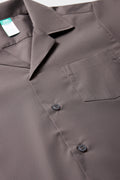 Unisex School Short Sleeve Open Neck Shirt Grey Toughees (1)