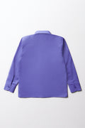 Unisex School Long Sleeve Collar Shirt Blue Toughees (3)