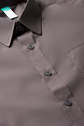 Unisex School Long Sleeve Collar Shirt Grey Toughees (1)