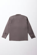 Unisex School Long Sleeve Collar Shirt Grey Toughees (2)