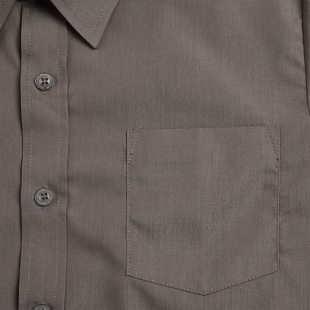 Unisex School Long Sleeve Collar Shirt Grey Toughees (3)