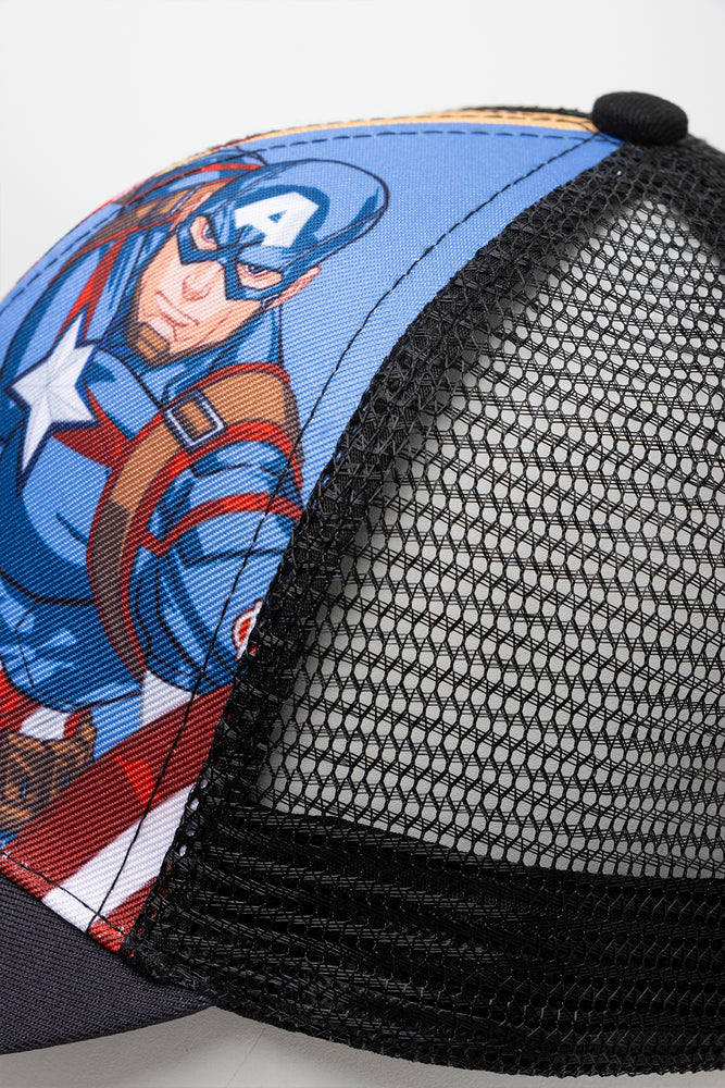Avengers Peack Cap Black (3)