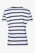 Stripe Short Sleeve T-Shirt White (1)