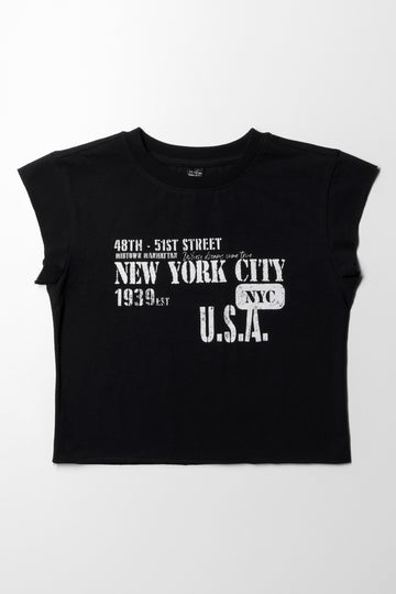 Fitted Baby T-Shirt Black