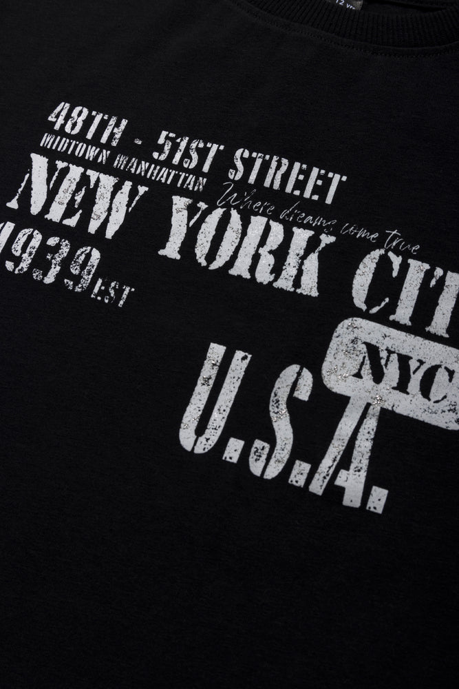 Fitted Baby T-Shirt Black