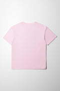 California Shell Oversized T-Shirt Light Pink (2)
