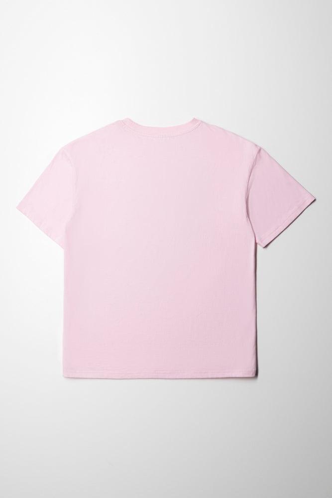 California Shell Oversized T-Shirt Light Pink (2)