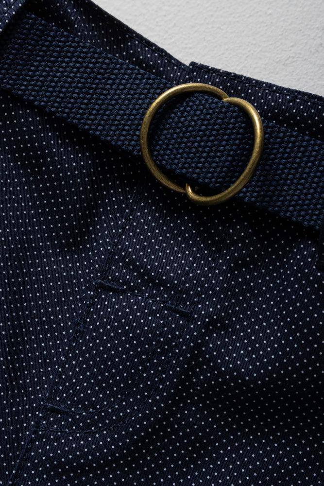 Belted Chino Shorts Navy (1)