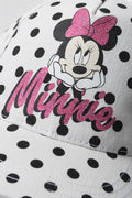 Minne Mouse Polka Dot Cap Black And White (1)