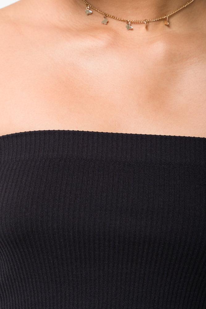 Seamless Tube Top Black (3)