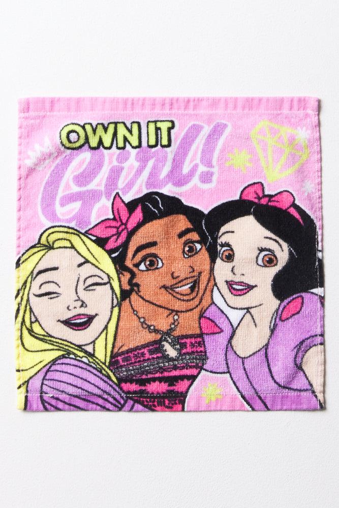 Disney Princesses Face Cloth Pink