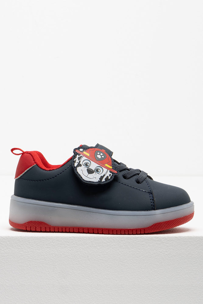 Paw Patrol Light Up Sneaker Navy & Red