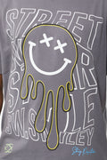 Cube X S.W. Smiley Short Sleeve T-Shirt Grey (4)