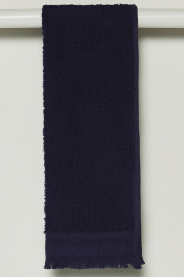 Fringed Guest Towel Navy