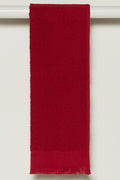 Fringed Guest Towel Red (1)