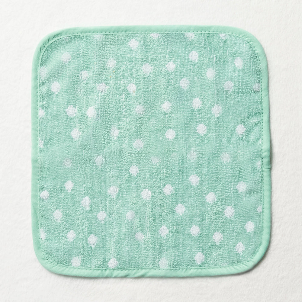 3 Pack Face Cloths White, Yellow & Green (2)
