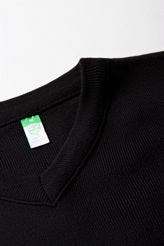 Unisex School Sleeveless Jersey Black